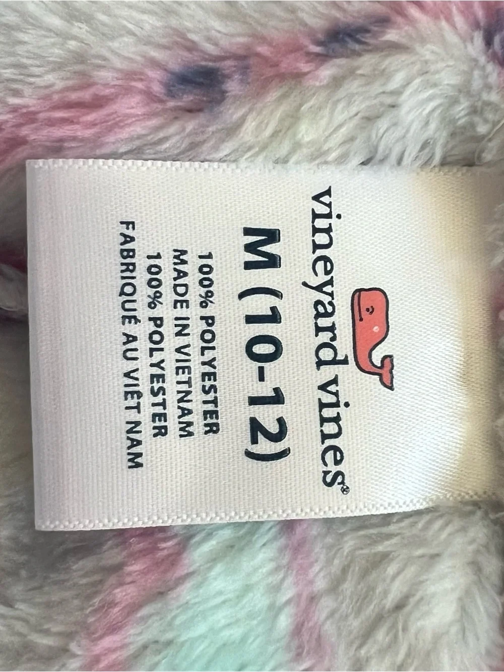 Vineyard Vines Light Blue Fleece Pajama Pants with Ski Goggle Print